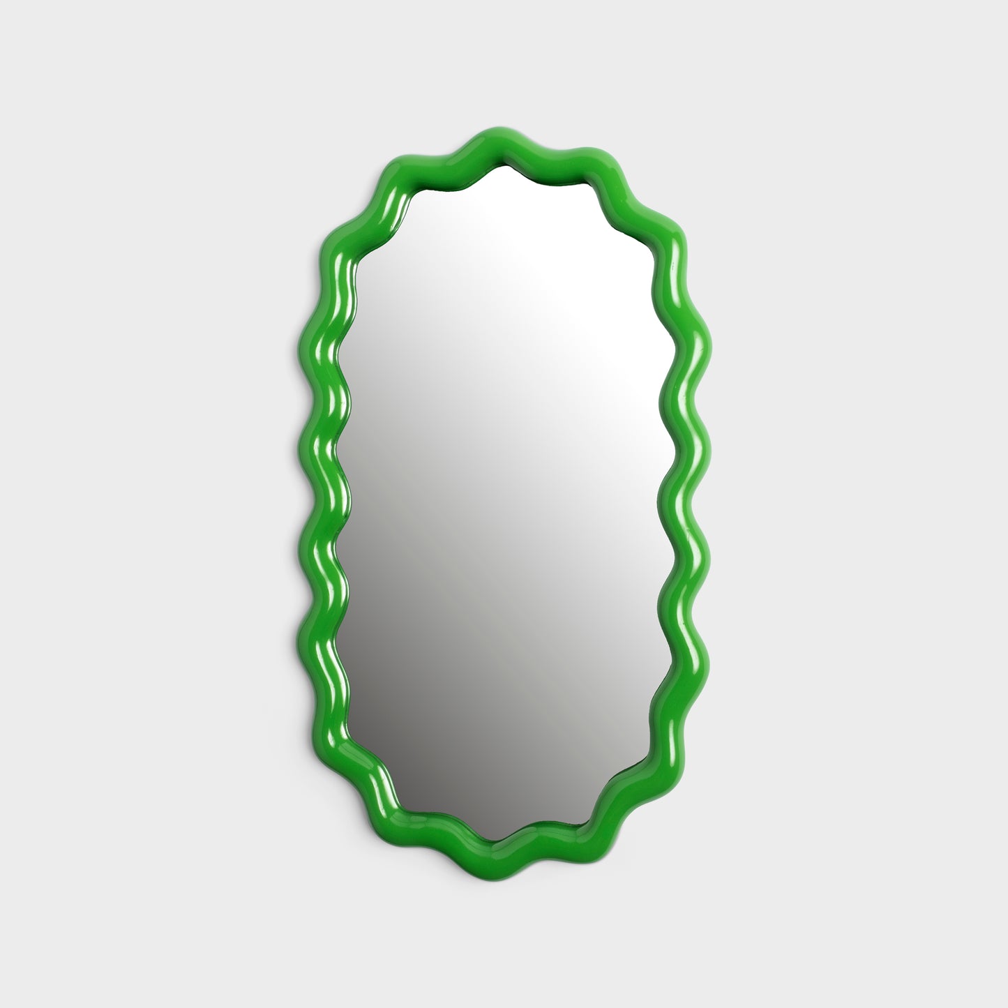 Wall Mirror Zigzag - Green