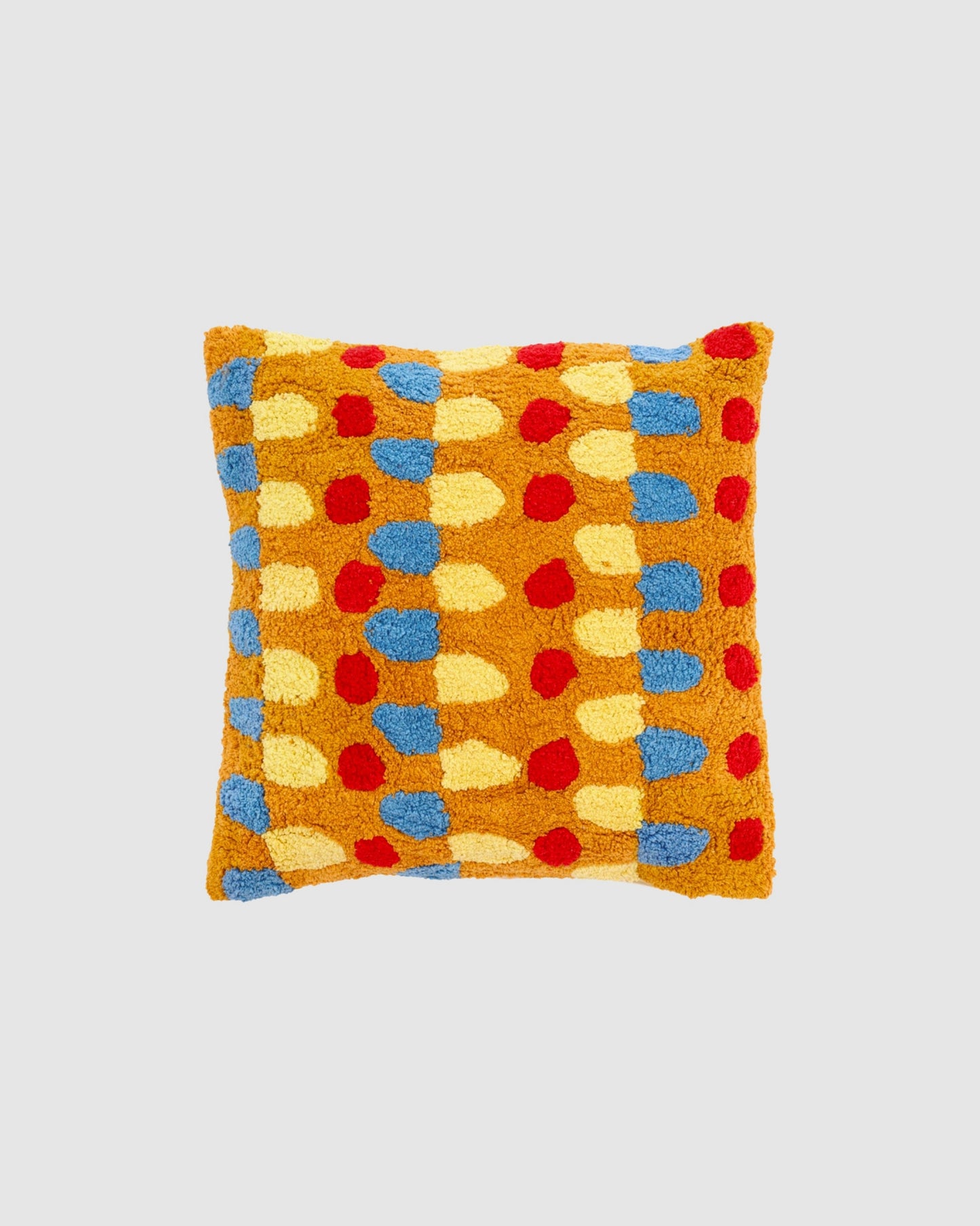 CUSHION STYLES - 45X45CM - BROWN/RED/BLUE/YELLOW