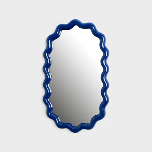 Wall Mirror Zigzag - Blue