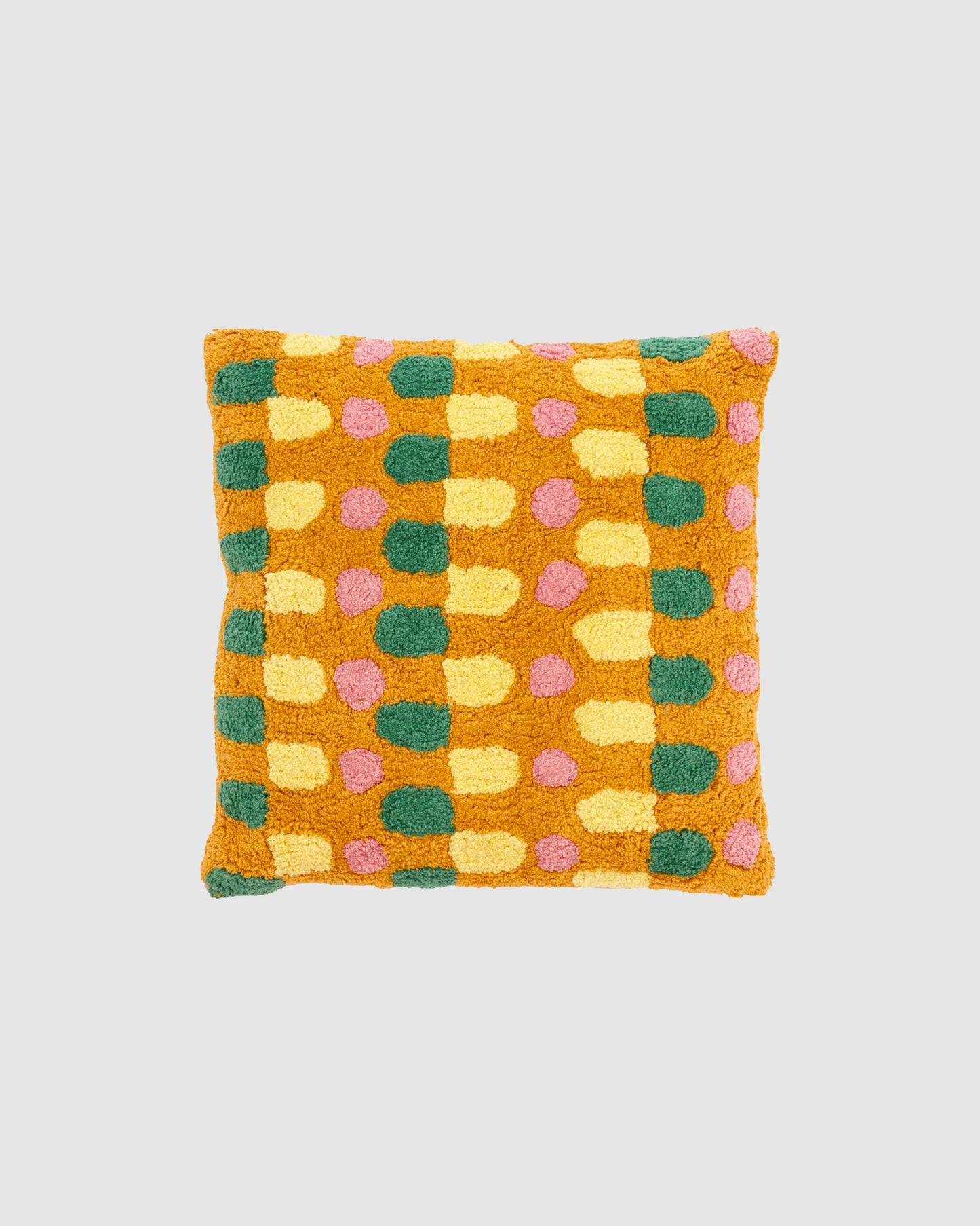 CUSHION STYLES - 45X45CM - PINK/GREEN/BROWN/YELLOW