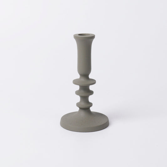 Metal Candle Holder Classic - Dark Gray