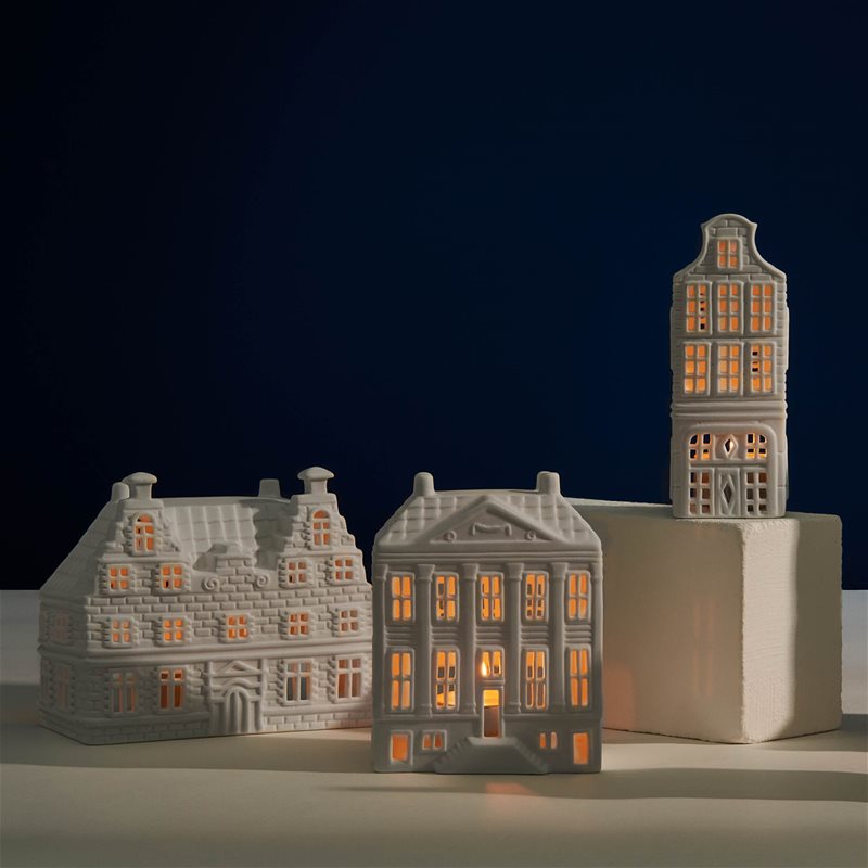 TEALIGHT CANDLE HOLDER MANSION