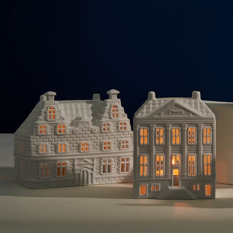 TEALIGHT CANDLE HOLDER MANSION