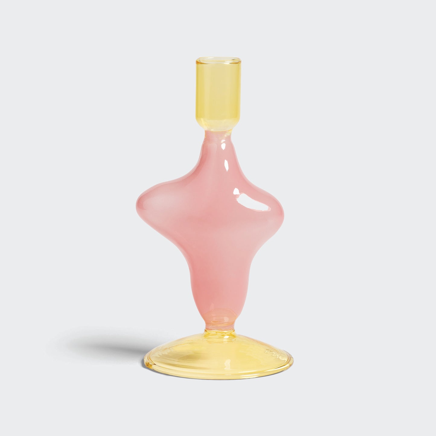 Candle Holder Flux - Pink/Yellow