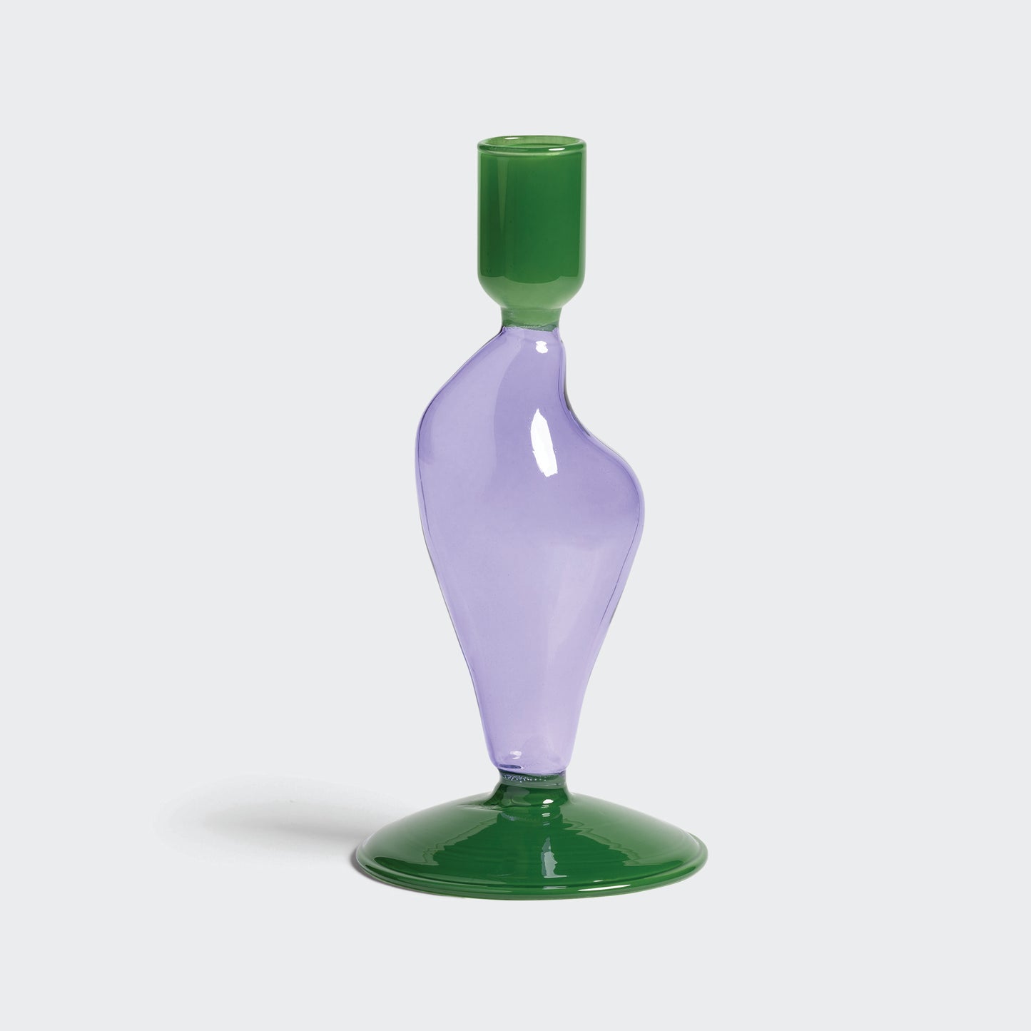 Candle Holder Flux - Lilac/Green