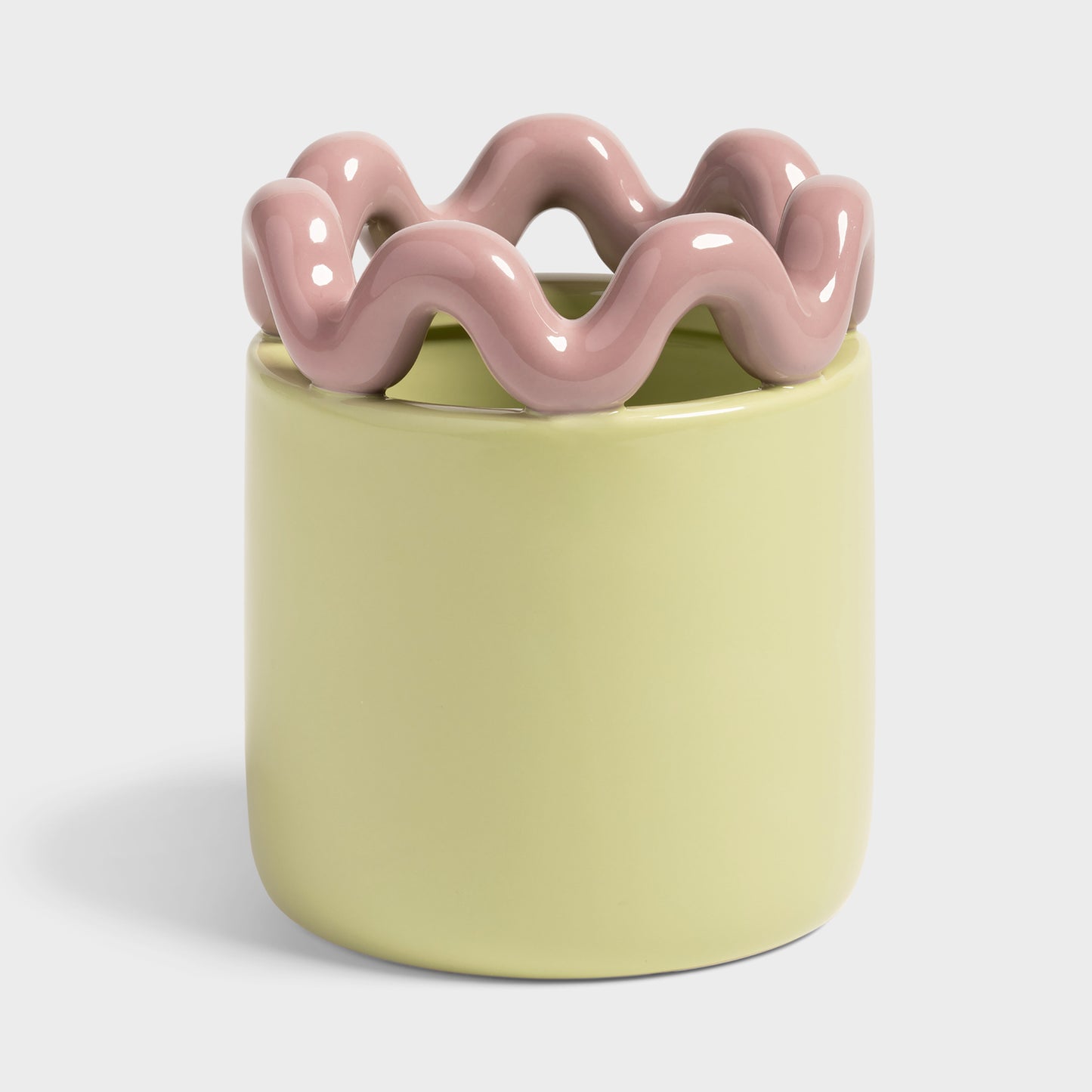 Planter Sway - Lime Green/Pink