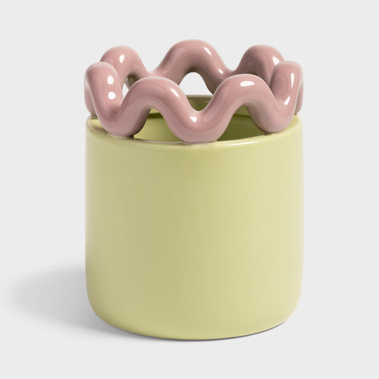 Planter Sway - Lime Green/Pink