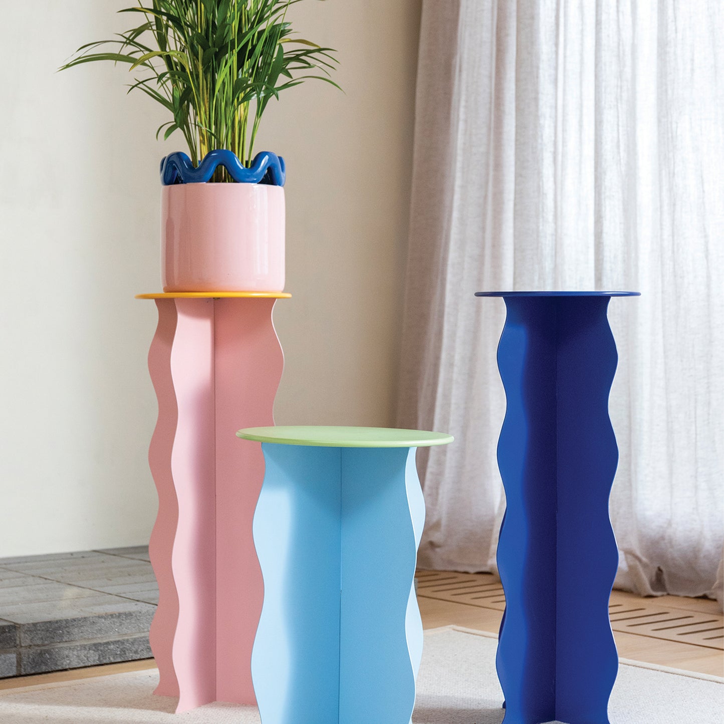 Planter Sway - Lime Green/Pink