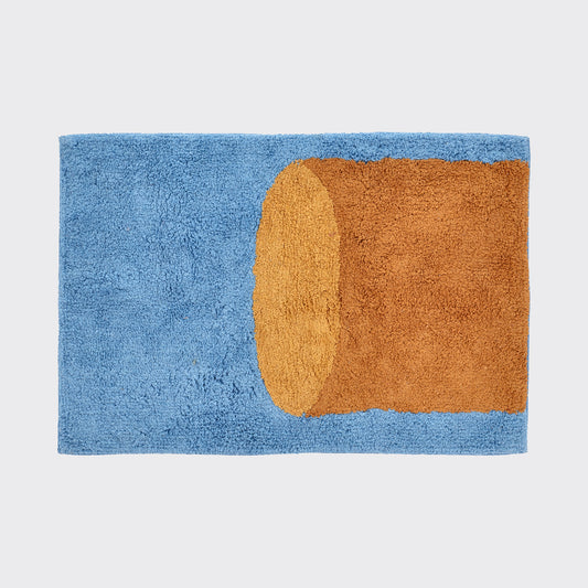 Rug Styles - 60 x 90 cm - Blue/Brown