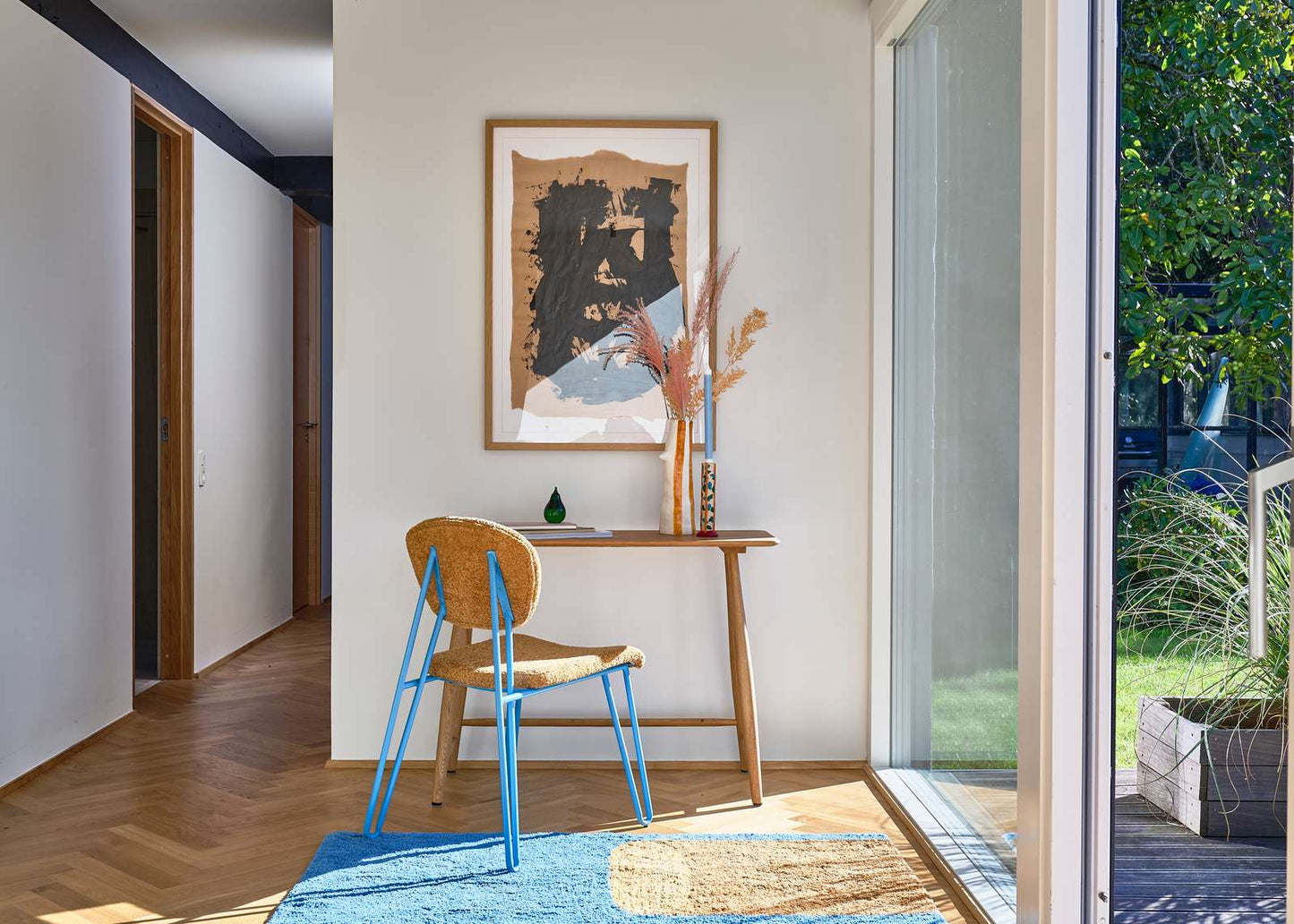 Rug Styles - 60 x 90 cm - Blue/Brown