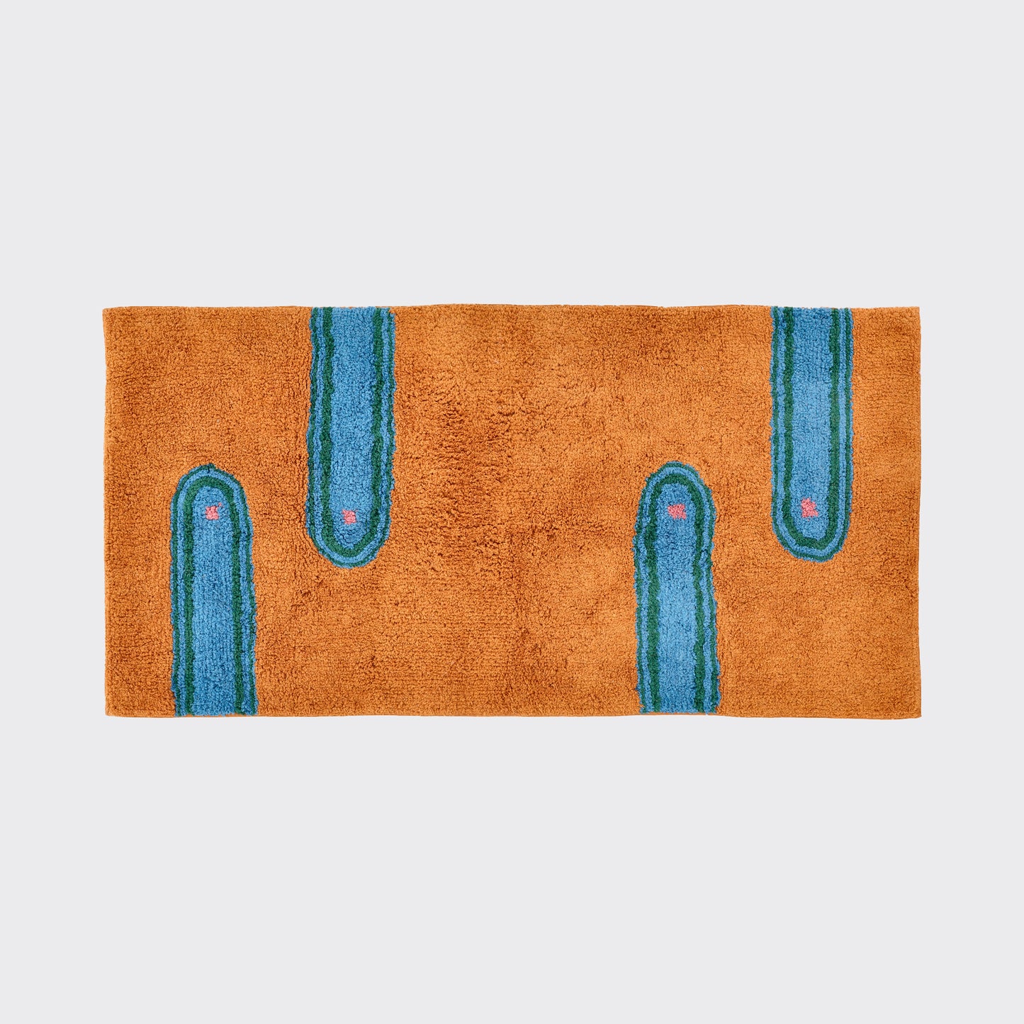 Rug Styles - 70 x 140 cm - Brown/Blue/Green/Rose