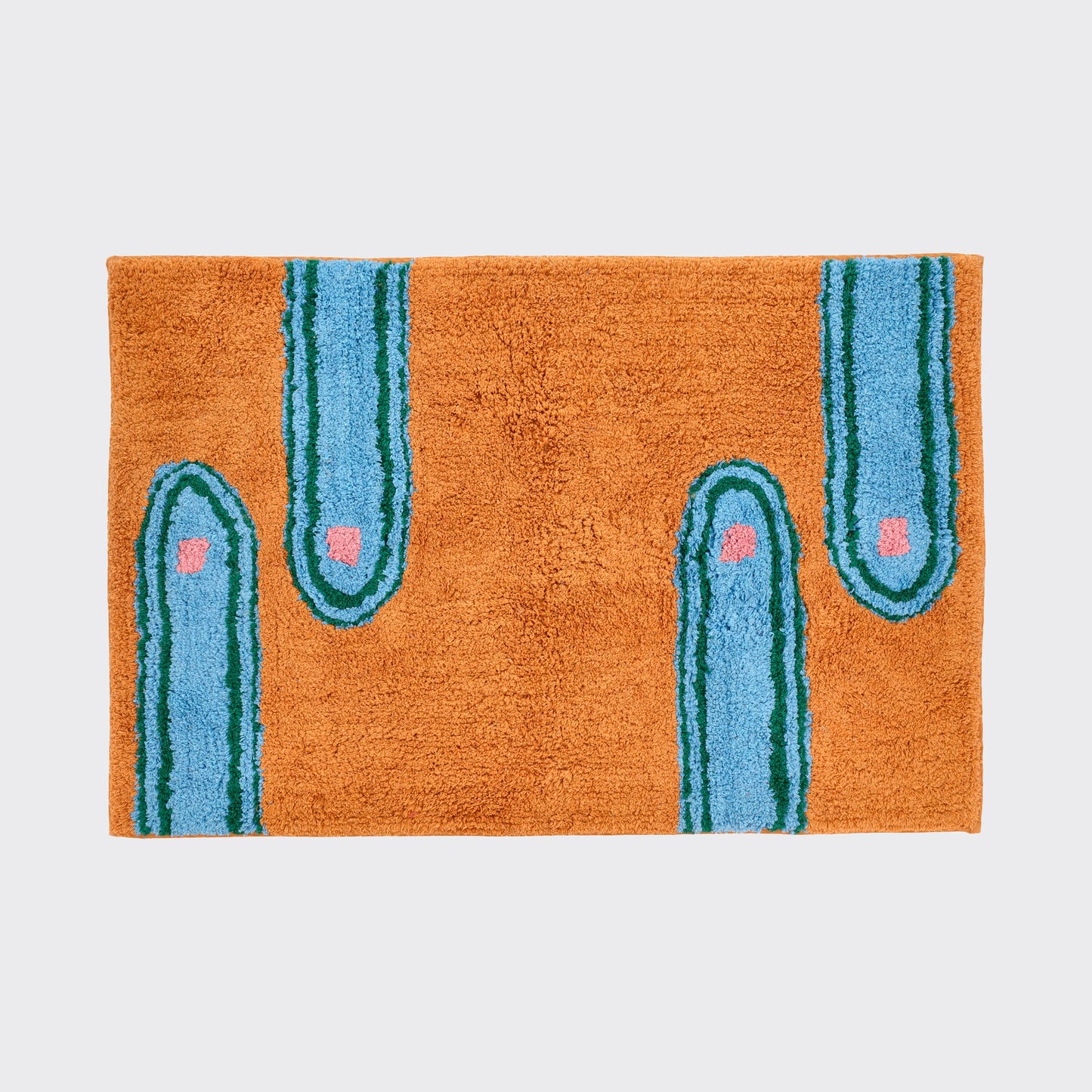 Rug Styles - 60 x 90 cm - Brown/Blue/Green/Rose