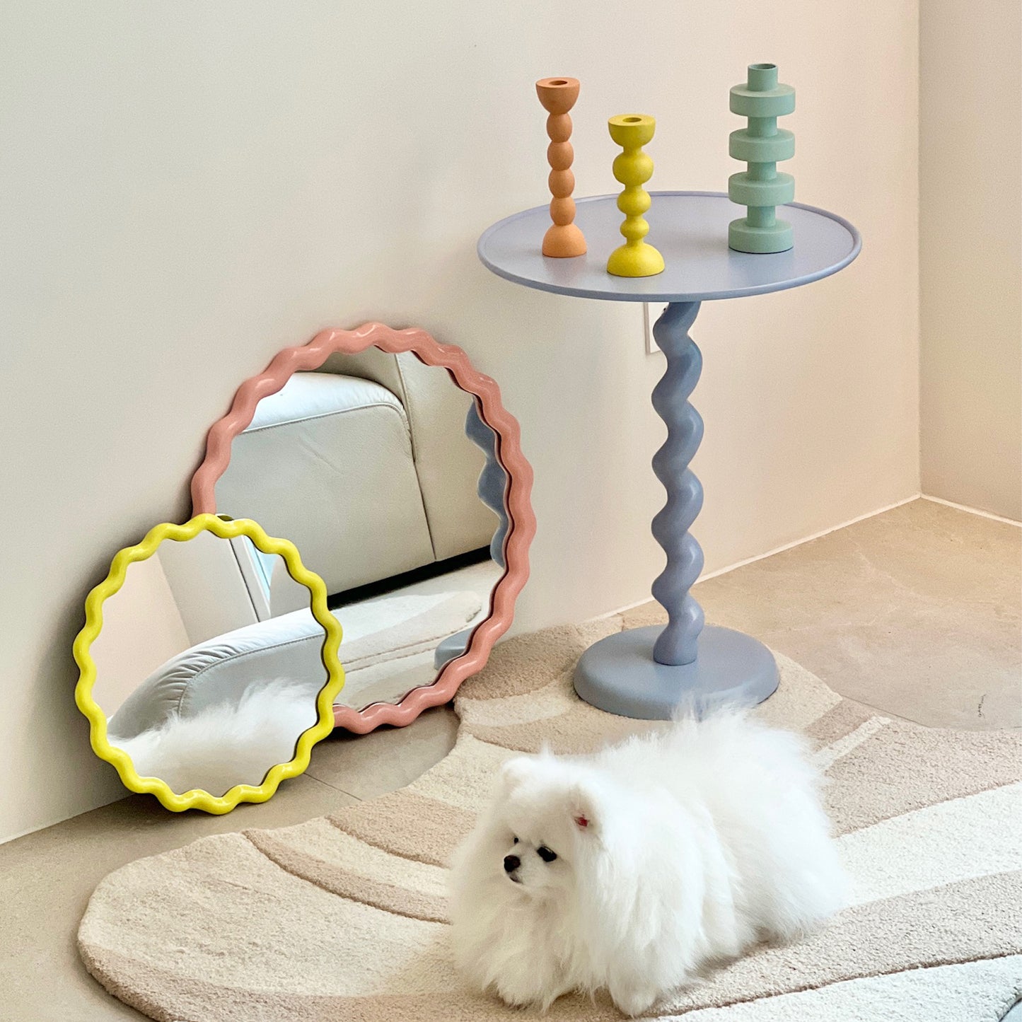 SIDE TABLE DRIZZLE - LIGHT BLUE