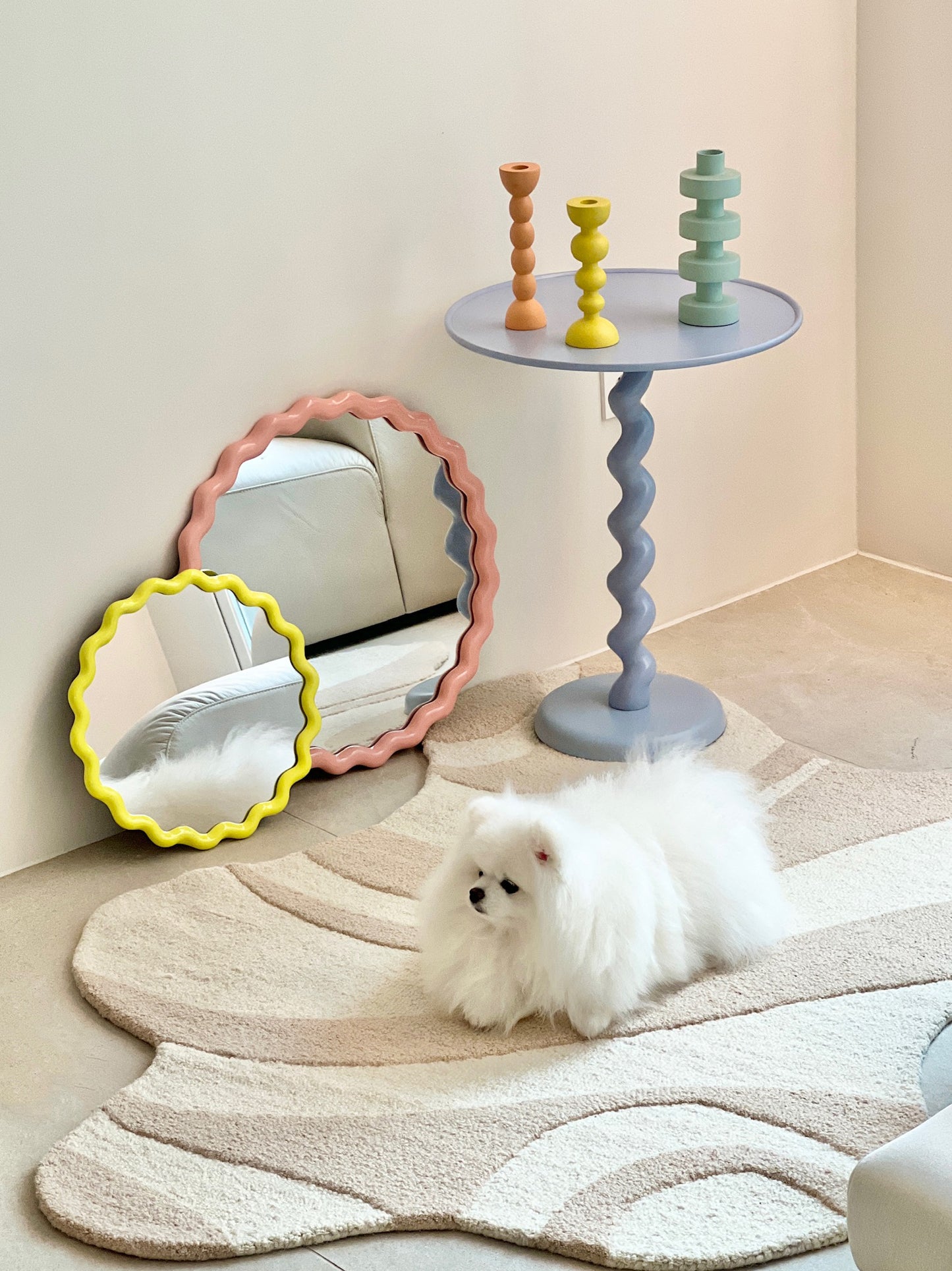 SIDE TABLE DRIZZLE - LIGHT BLUE