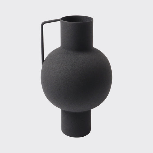 VASE OBJECT - BLACK - 25CM