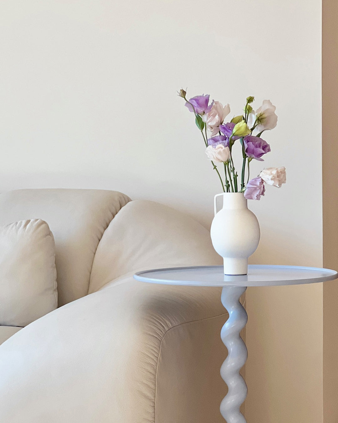 Vase Object 18cm - White