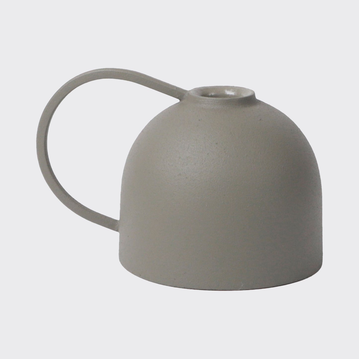 CANDLE HOLDER DOME - DARK GRAY