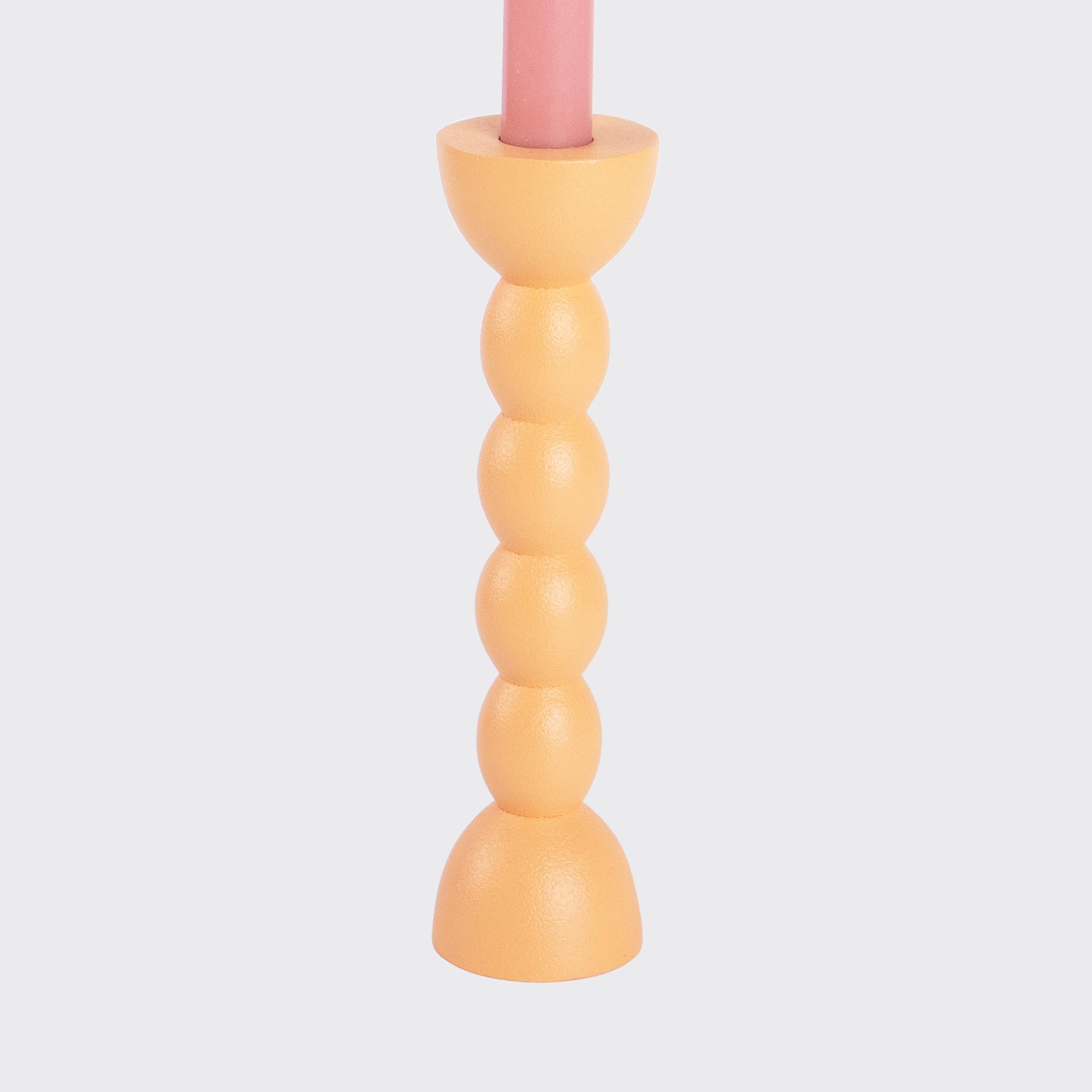 CANDLE HOLDER BUBBLY - ORANGE