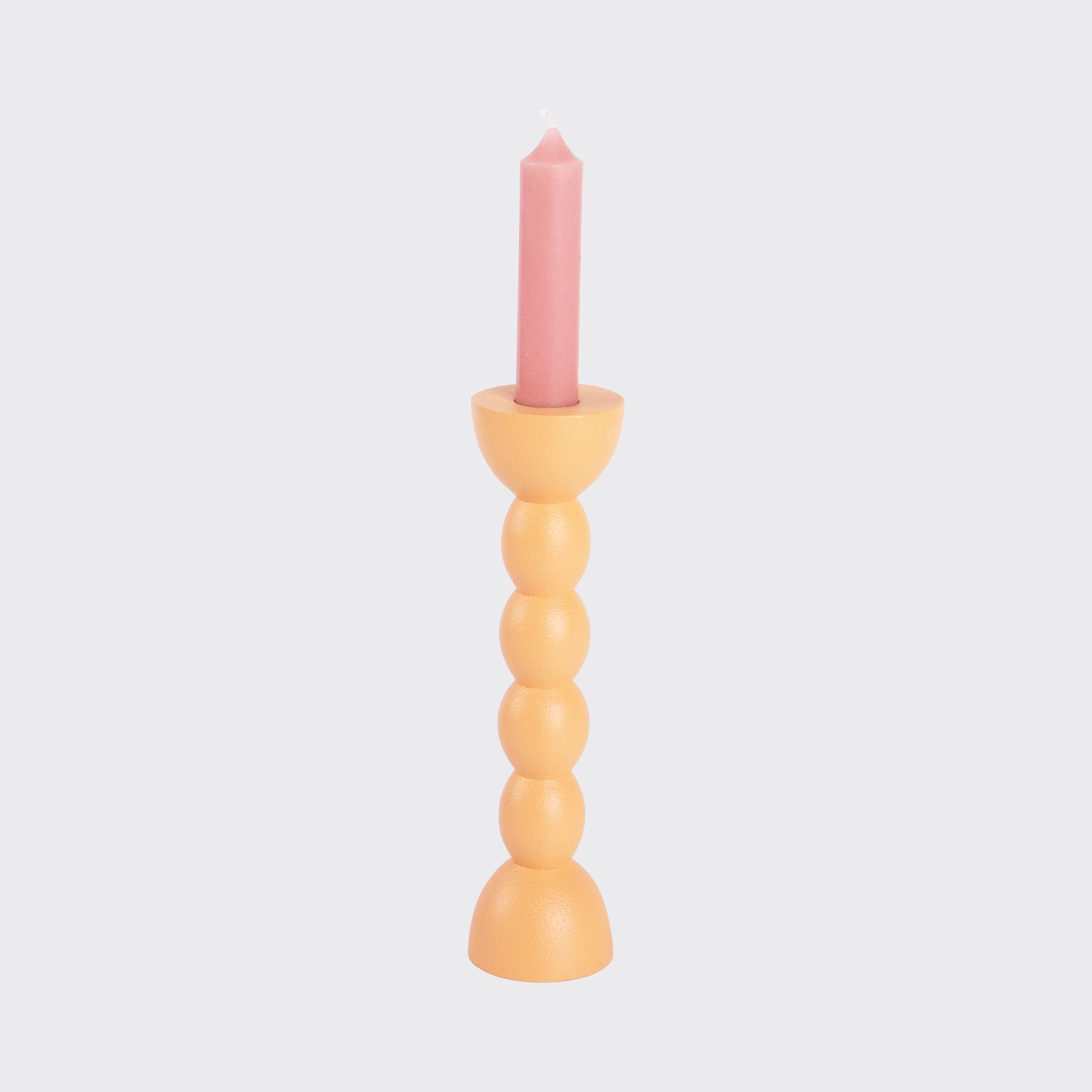 CANDLE HOLDER BUBBLY - ORANGE
