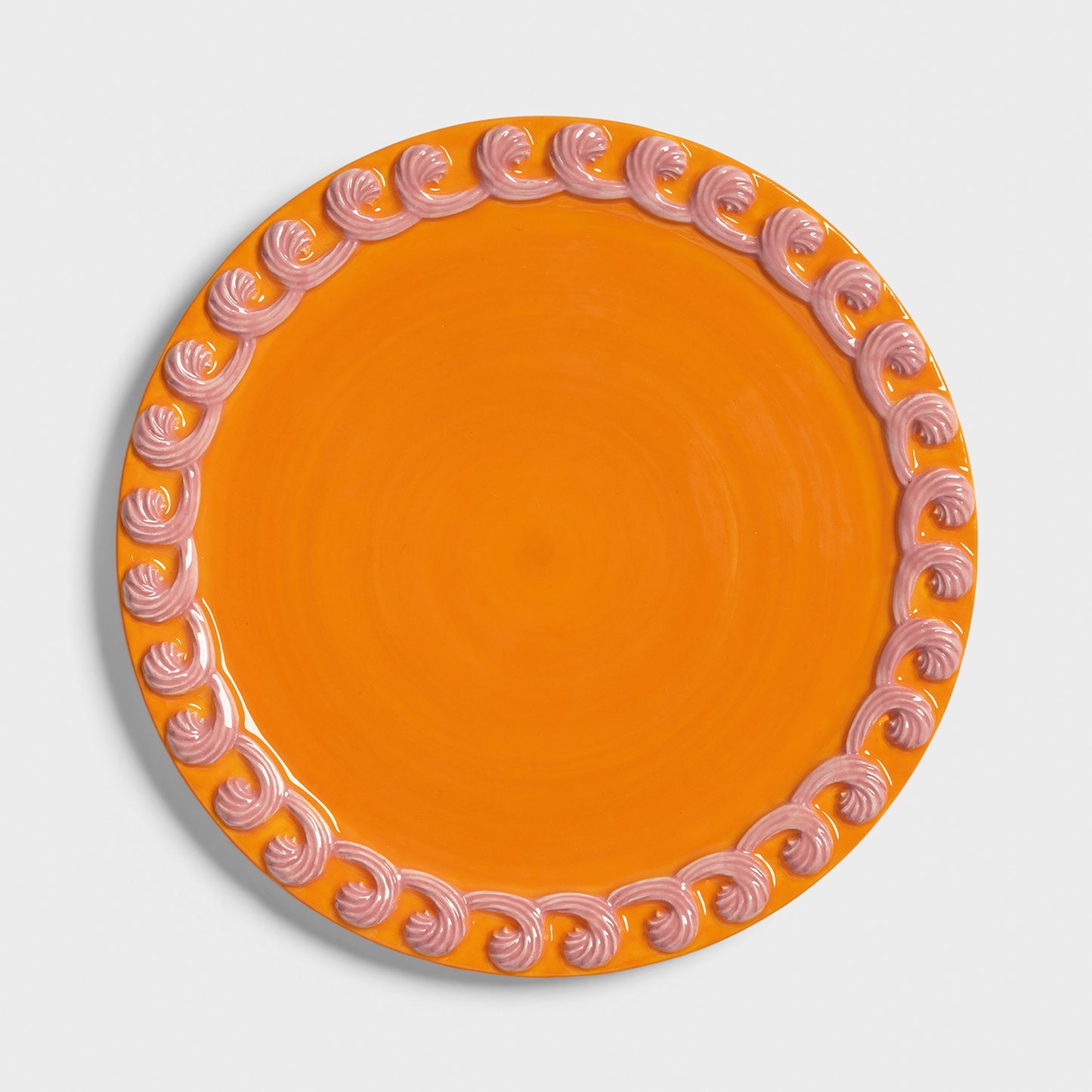 Dessert Plate Whip - Orange/Pink