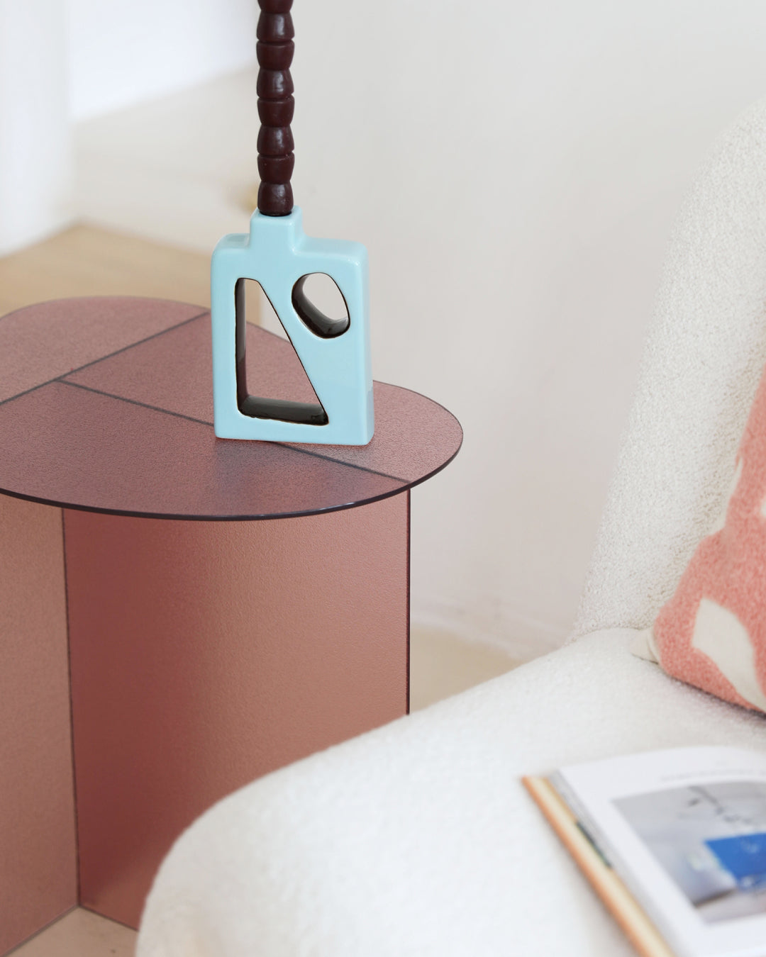 SIDE TABLE FLOW - PINK