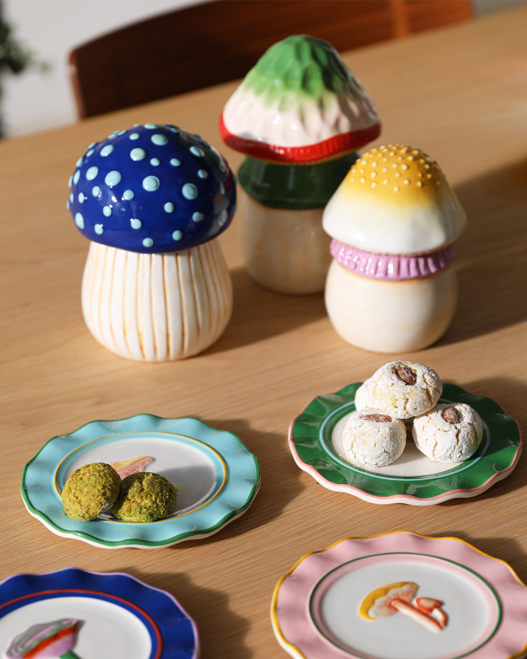 Plate Magic Mushroom - Set of 4