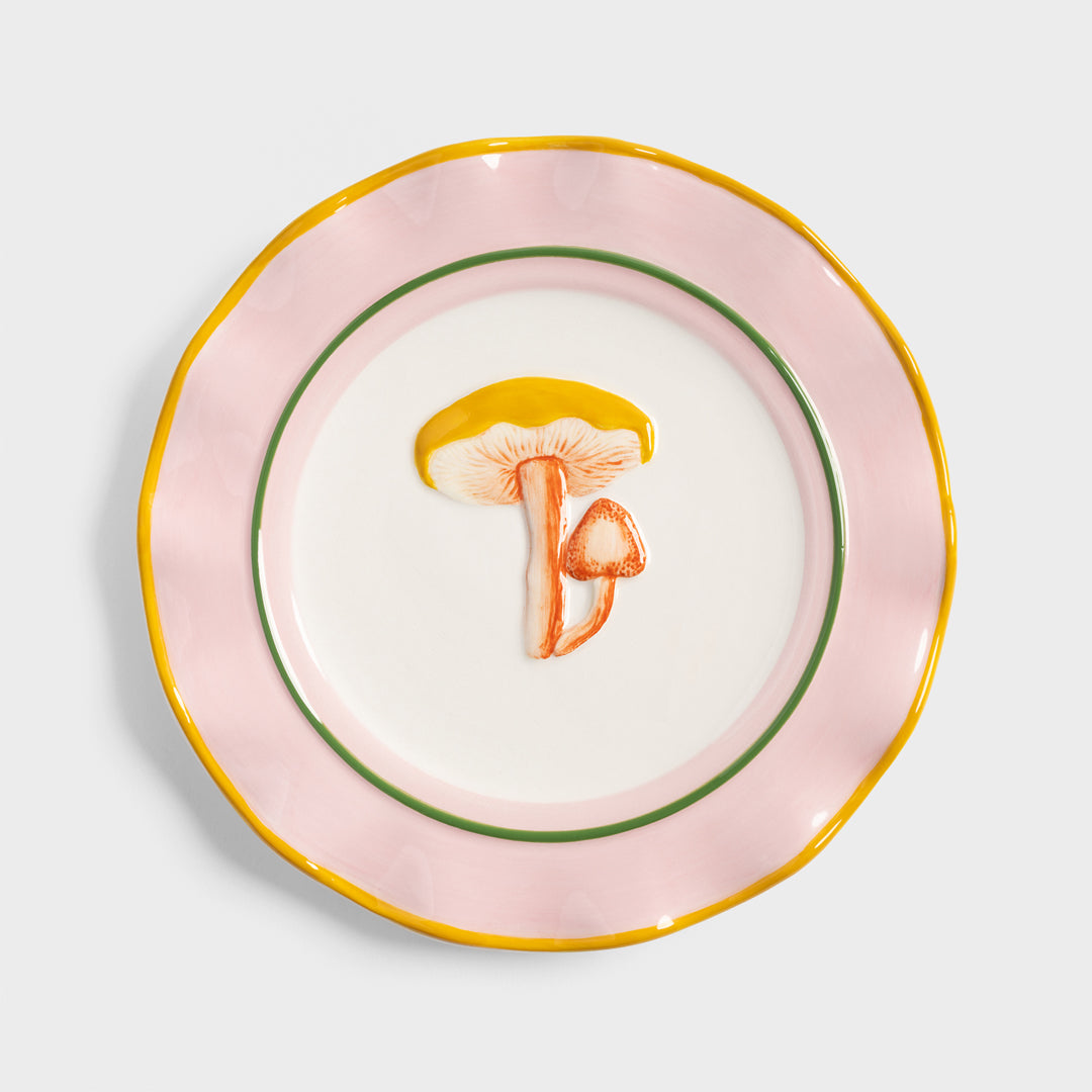 PLATE MAGIC MUSHROOM - BLUE