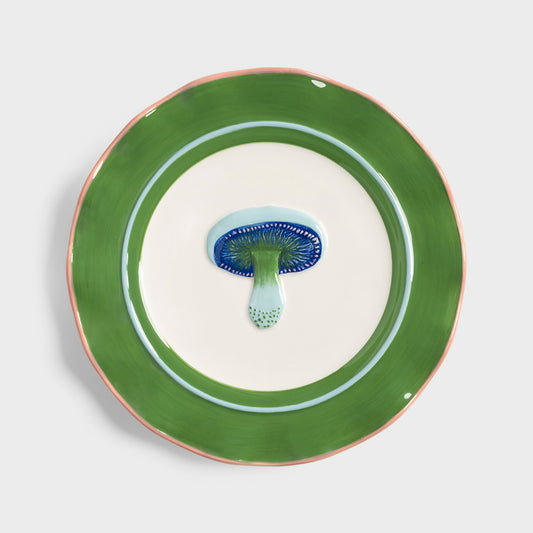 PLATE MAGIC MUSHROOM - GREEN