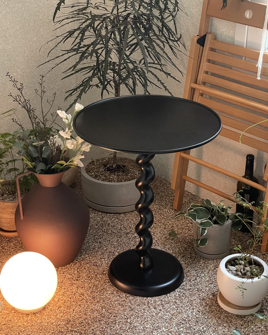 SIDE TABLE DRIZZLE - BLACK