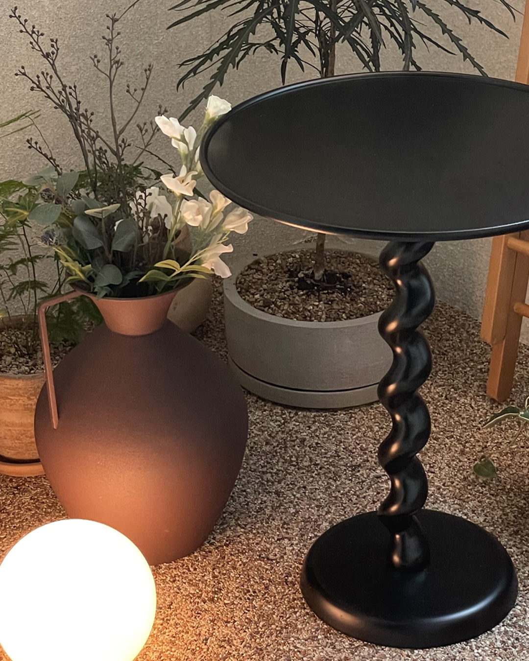 SIDE TABLE DRIZZLE - BLACK