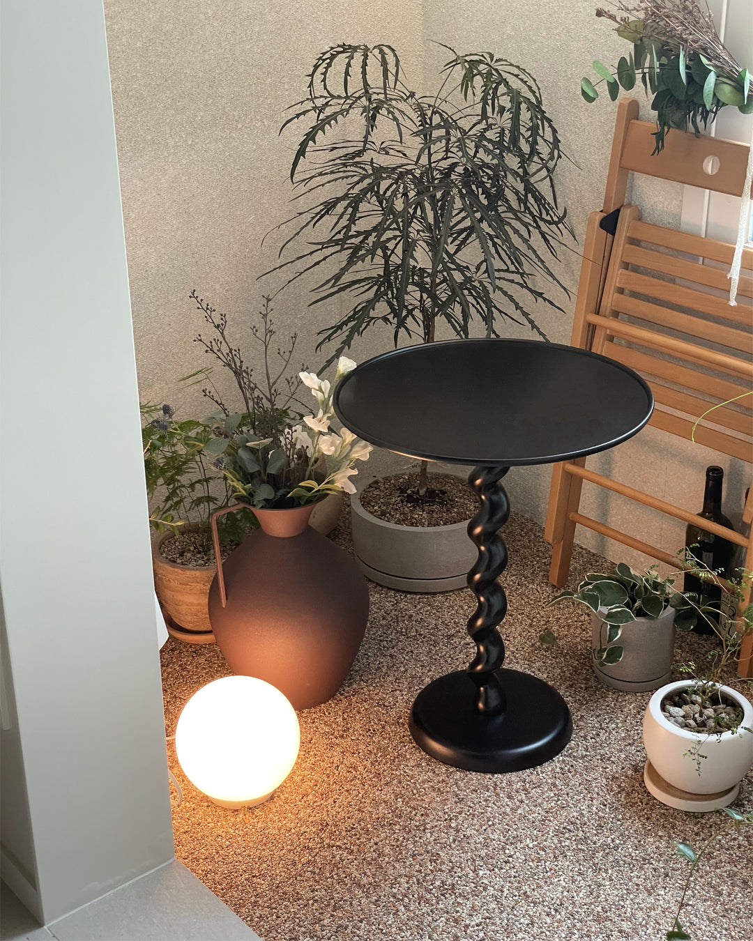 SIDE TABLE DRIZZLE - BLACK